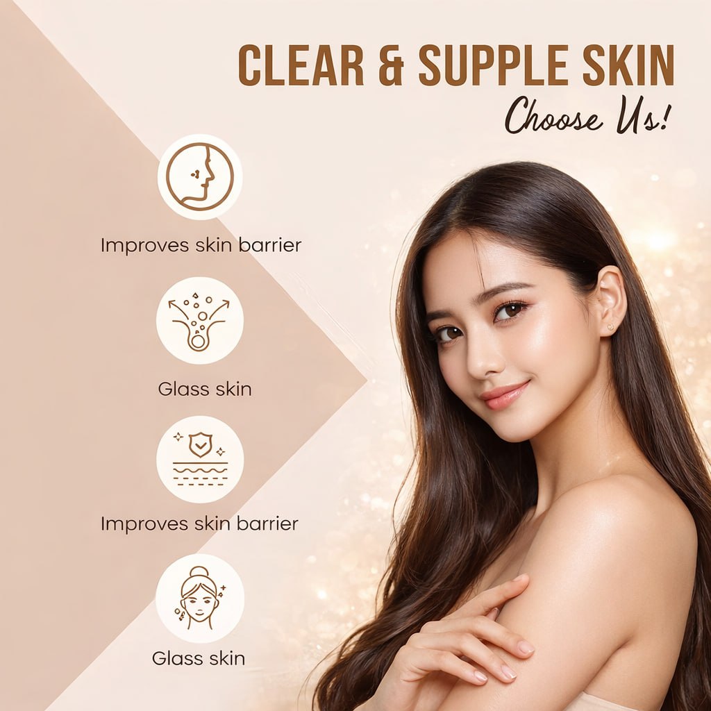 Glamveda Face Wash Combo of 3 – Potato, Rice, Ceramide, Glycolic & Salicylic Acid for Acne Control & Skin Brightening