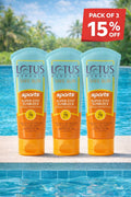 Lotus Herbals Safe Sun Sports Super-Stay Sunblock SPF 70 PA+++| Calendula and Chamomile| Preservative Free, Anti-Pollution|80 g(Pack Of 3)