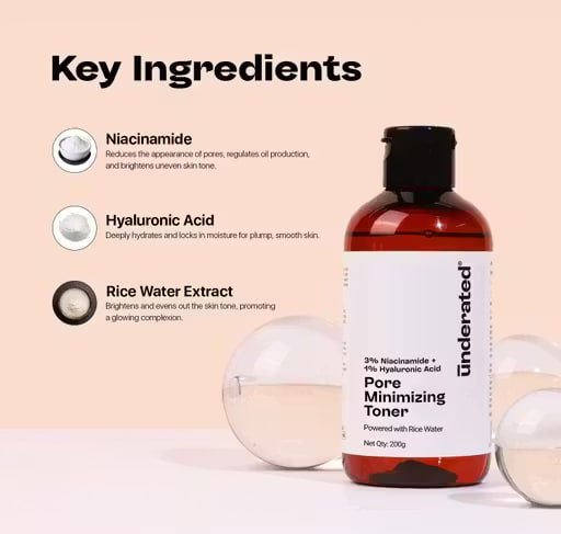 Underated Multipurpose Toning Solution | 8% Glycolic Acid, 1% Salicylic Acid & 1% GDL | Exfoliating & Skin Refining Toner | 200 ml