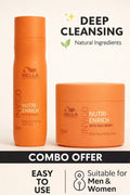 Professionals Invigo Nutrii-Enrich Shampoo (250ml) & Mask (150ml) Combo | Deep Nourishing Hair Cares with Goji Berry | For Smooth, Soft & Shiny Hair