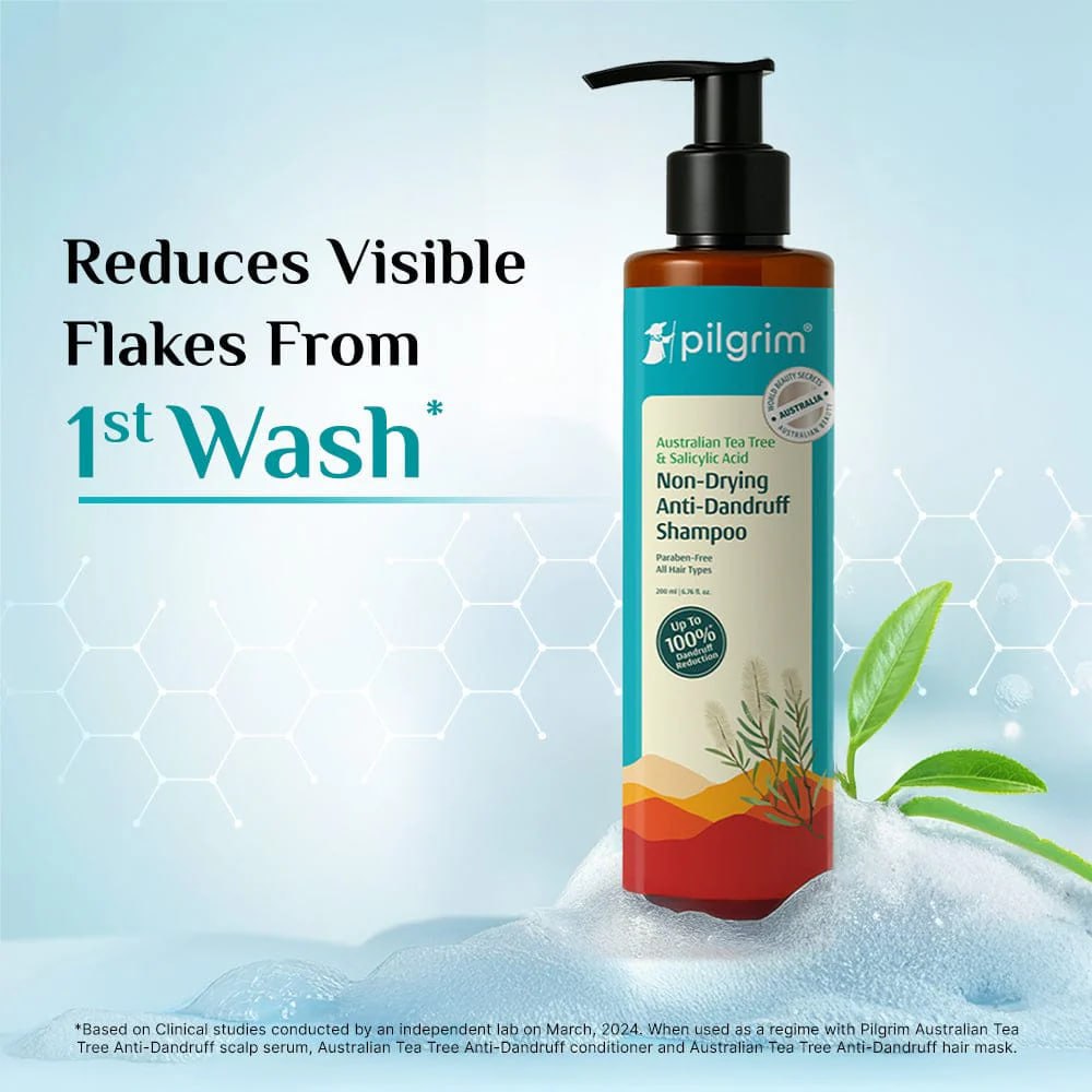 Pilgrim Redensyl & Anagain Hairfall Control Shampoo with Korean Black Rice – Hair Growth Booster for Thick, Dense Hair | 400ml