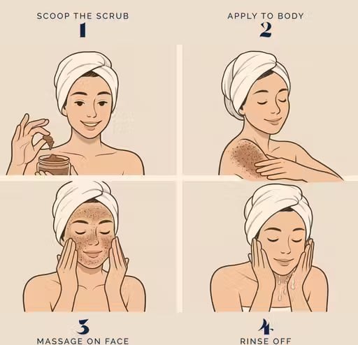 Mix Fruit Face & Body Scrub 400g | Brightening & Deep Nourishing Exfoliator | Removes Dead Skin Cells | Hydrating Scrub for Men & Women | All Skin Types
