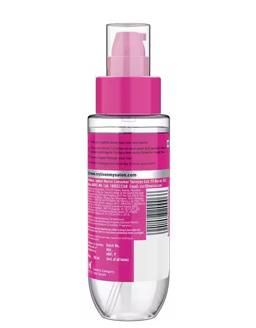 Livon Hair Serum with Argan Oil & Vitamin E – Smooth, Shiny & Frizz-Free Hair | Leave-In Serum | Men & Women | 100ml