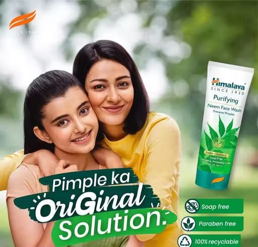 Himalaya Purifying Neem Face Wash Pack of 3 | Anti-Pimple Face Wash for Oily & Acne-Prone Skin | Natural Neem Cleanser | 50ml each