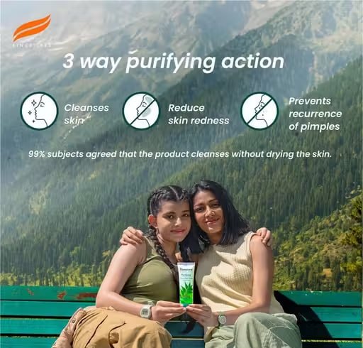 Himalaya Purifying Neem Face Wash Pack of 3 | Anti-Pimple Face Wash for Oily & Acne-Prone Skin | Natural Neem Cleanser | 50ml each