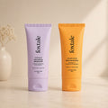 Foxtale Glow & Hydration Skincare Combo | Nourishing Moisturizer + Glow Sunscreen SPF 50 PA++++ | Vitamin C & Niacinamide Routine Kit