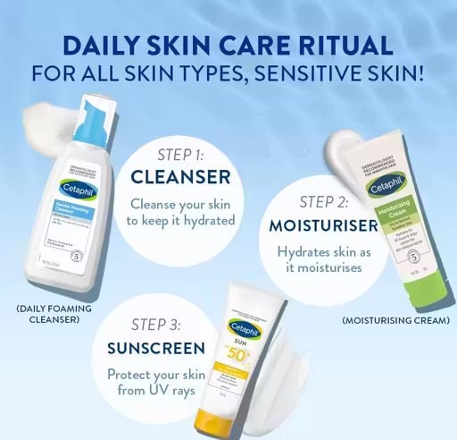 Cetaphil Gentle Skin Cleanser Pack of 2 (125 ml Each) | Hydrating Face Wash for Dry to Normal & Sensitive Skin