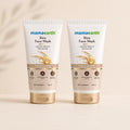Mamaearth Rice Face Wash Pack of 2 (50 ml Each) | Rice Water & Niacinamide Cleanser | Brightening Face Wash for Glass Skin